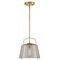 Westinghouse Pendant 60W Hallein Champagne Brass Smoke Grey Glass 6125100 - alternate 1
